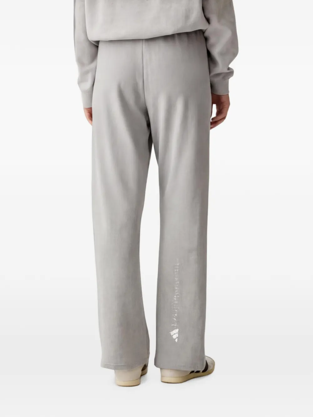 adidas straight-leg pants Grijs