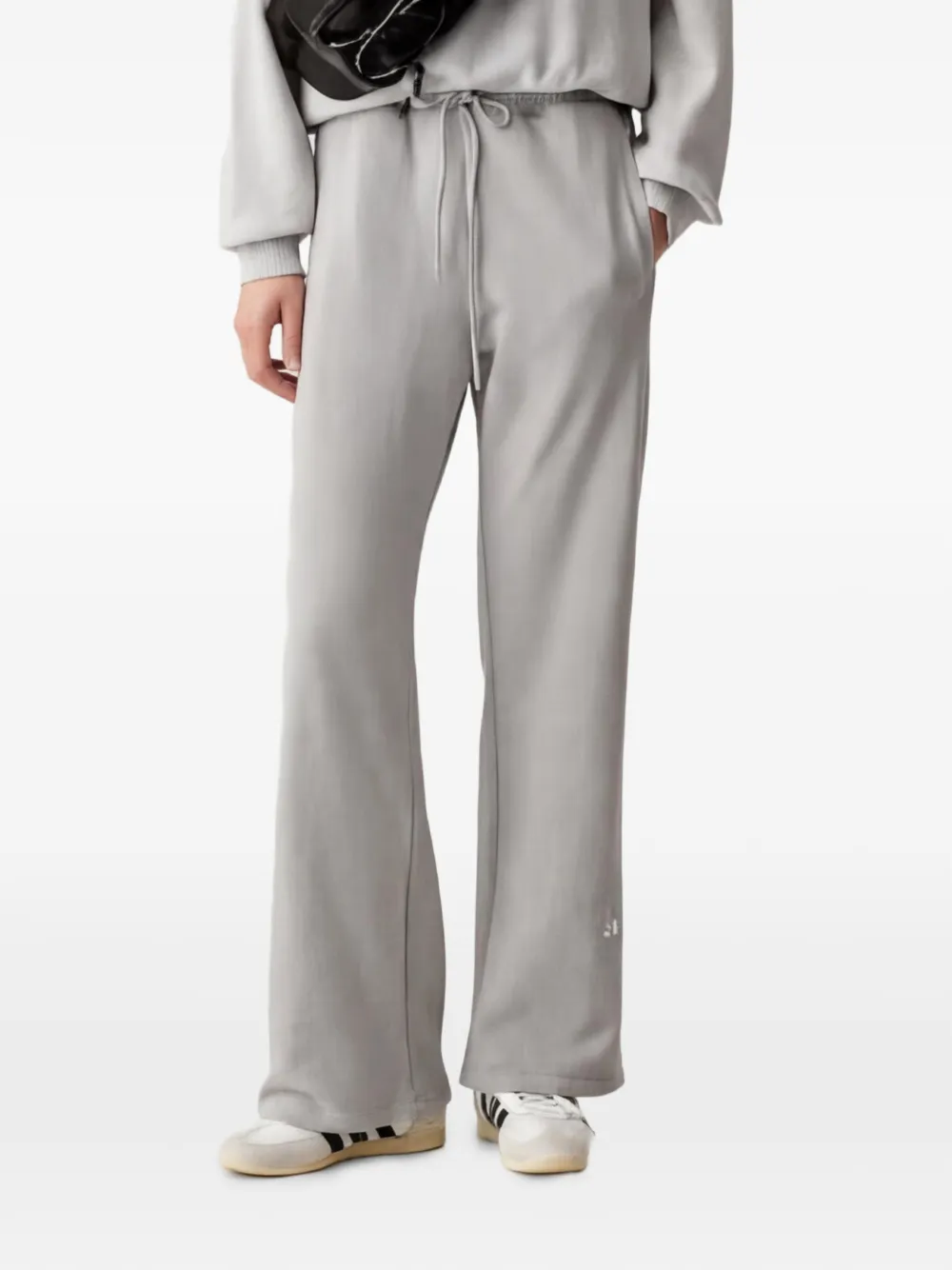 adidas straight-leg pants Grijs