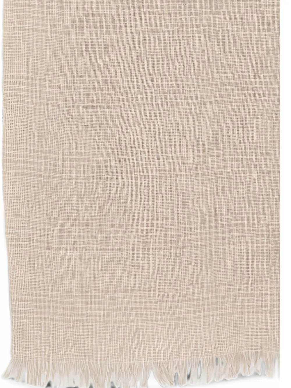 Fabiana Filippi Sjaal met franje Beige