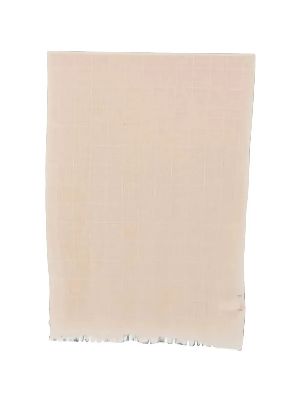 Fabiana Filippi check frayed-edge scarf