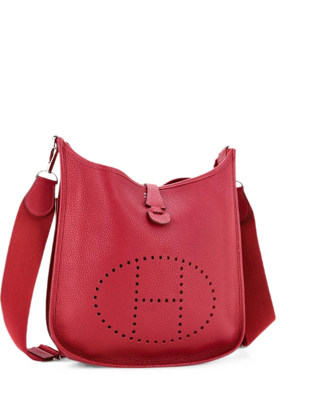 Hermès Pre-Owned Evelyne Bag Gen III Clemence PM crossbody bag - Rosso