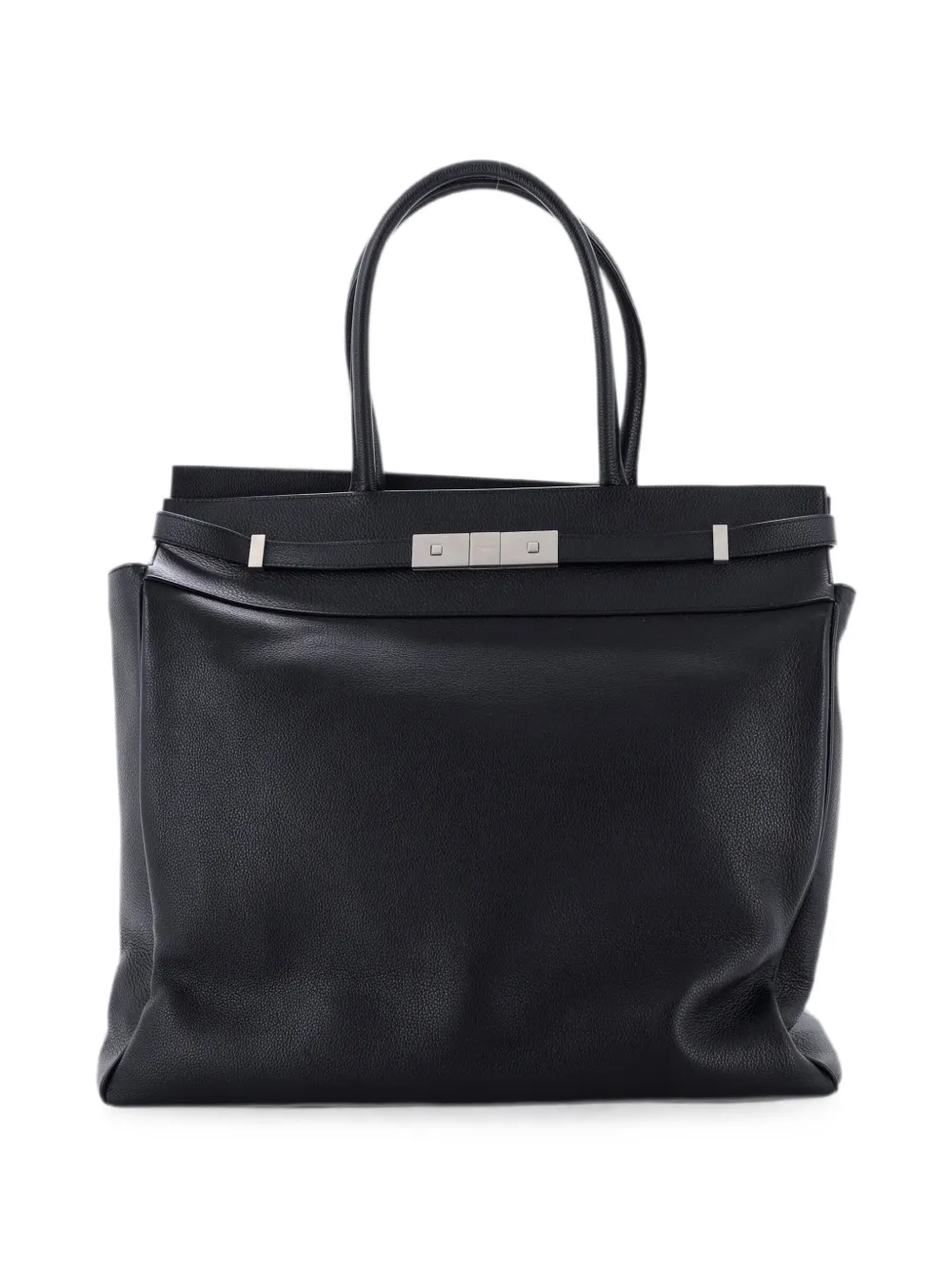 Saint Laurent Pre-Owned Manhattan Leather North South tote bag - Nero