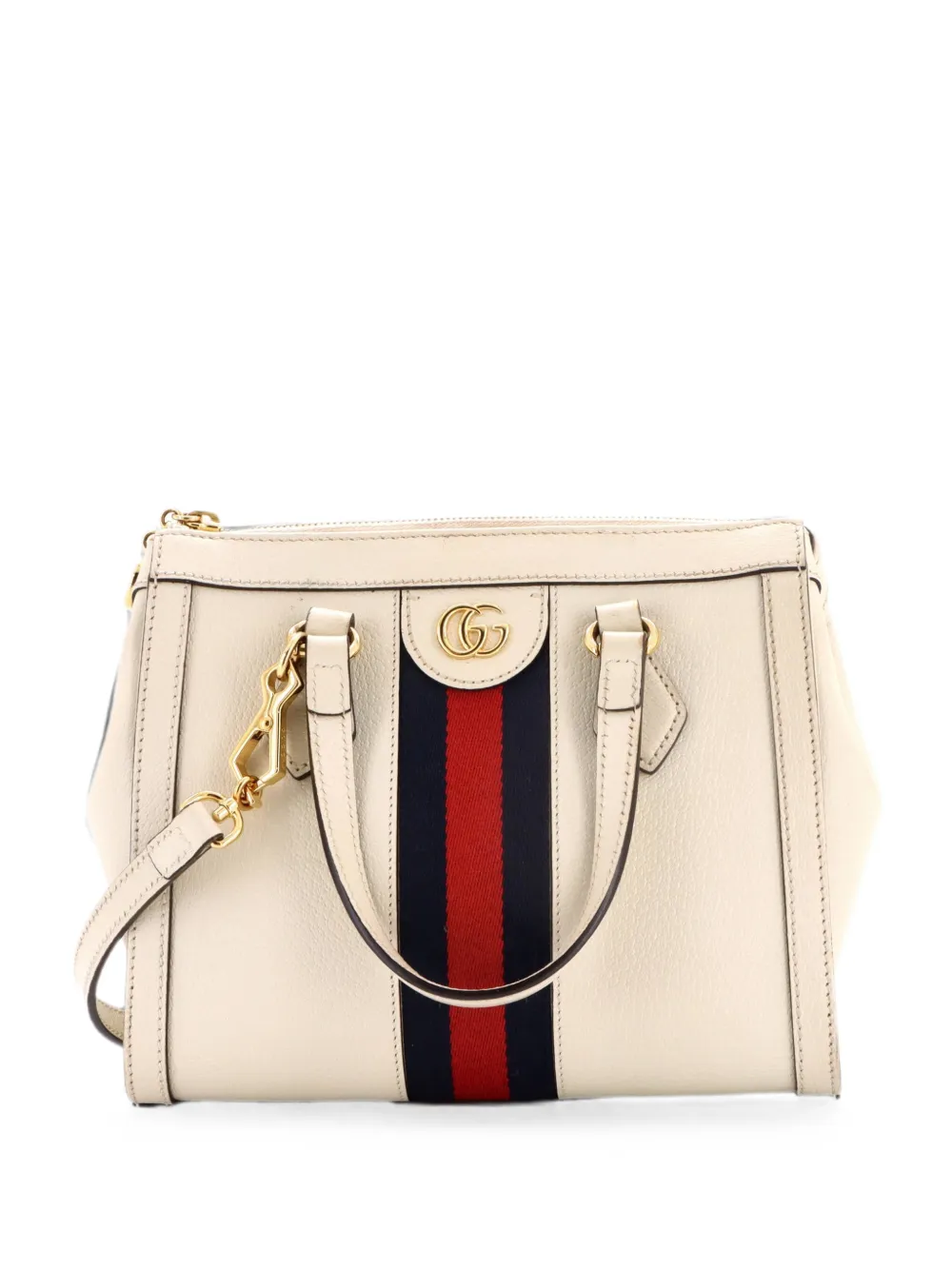 Gucci Pre-Owned Ophidia Top Handle Tote Leather Small satchel - Nude
