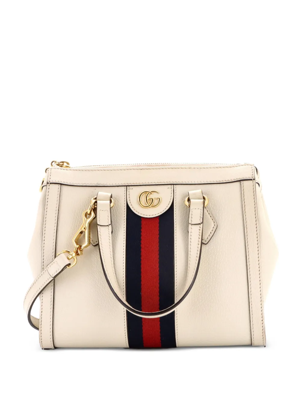 Gucci Pre-Owned Ophidia Top Handle Tote Leather Small satchel - Toni neutri