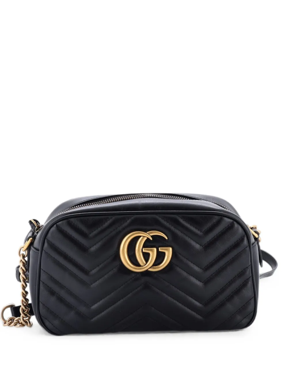 Gucci Pre-Owned GG Marmont Shoulder Bag Matelasse Leather Small crossbody bag - Schwarz