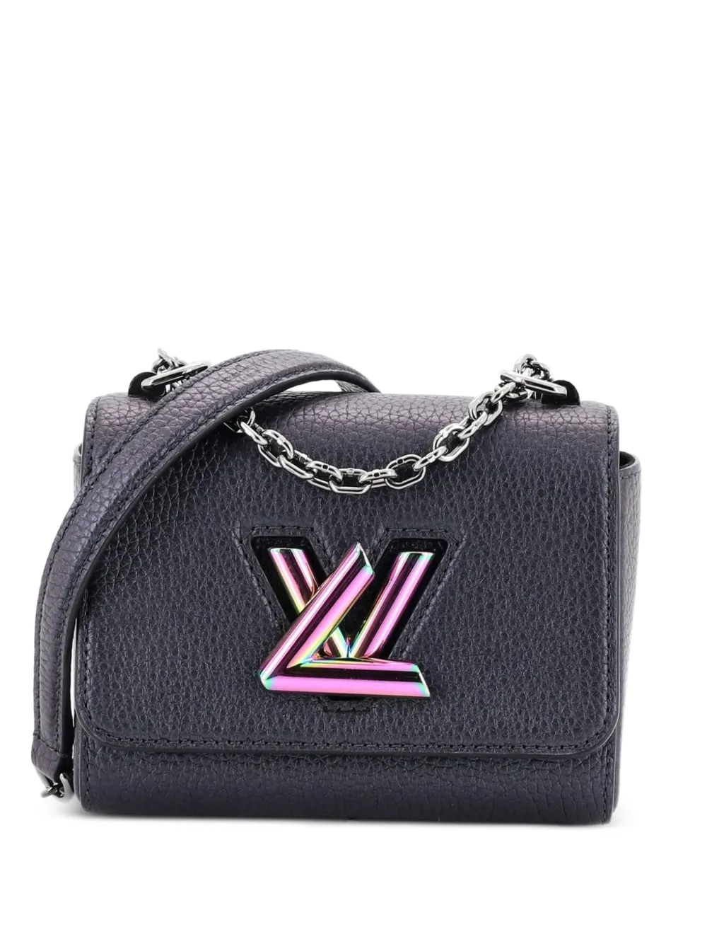 Louis Vuitton Pre-Owned Twist Handbag Taurillon Leather Mini crossbody bag - Blue