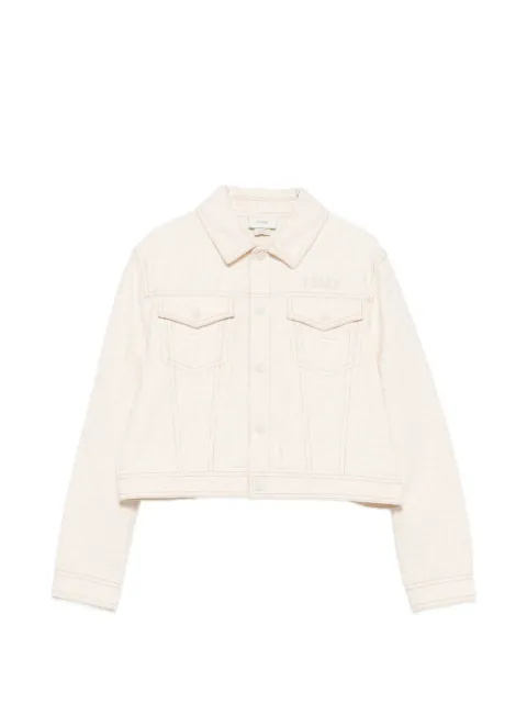 Fendi Kids FF logo denim jacket