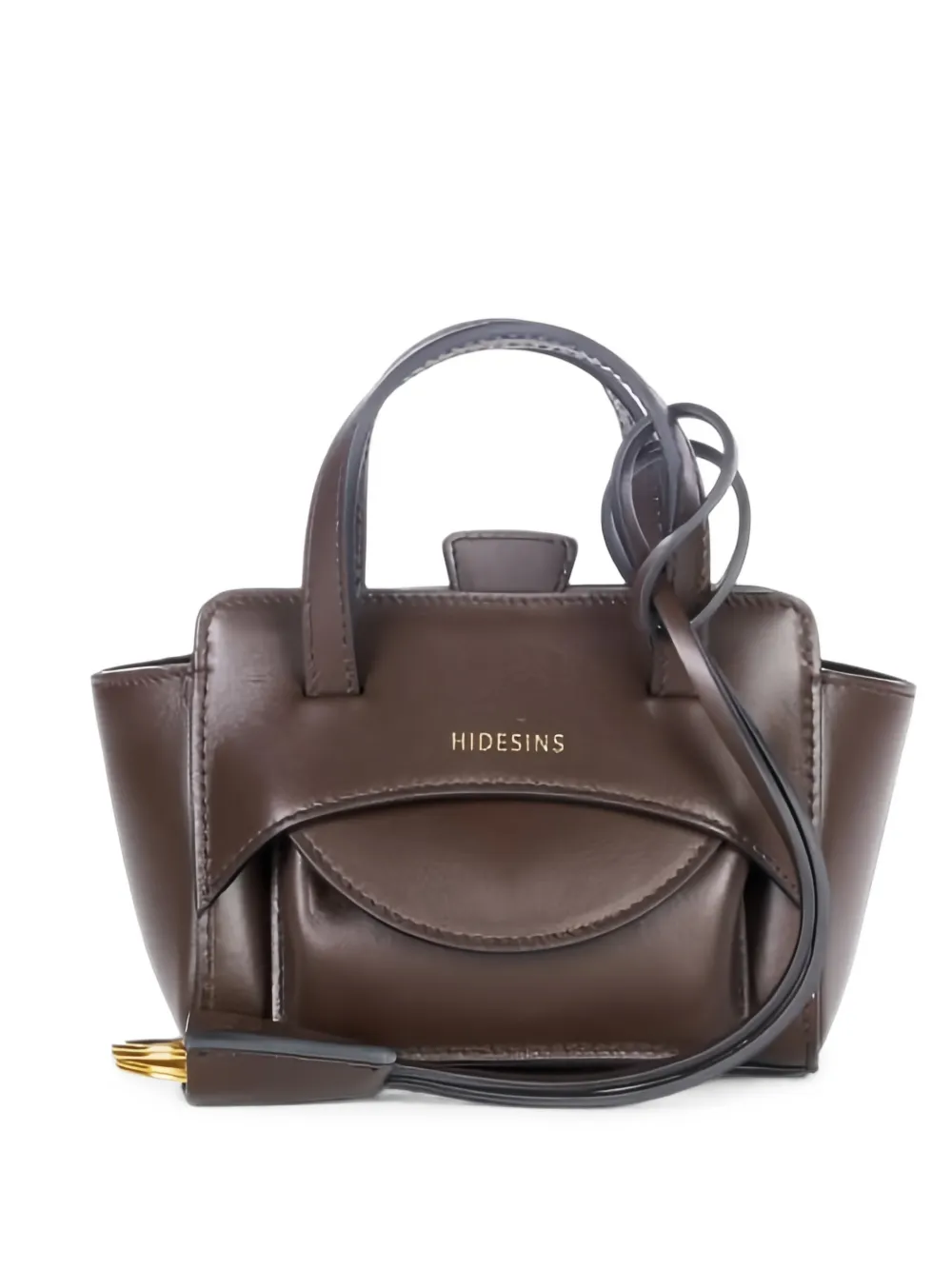 HIDESINS S Flap two-way tote bag - Marrone