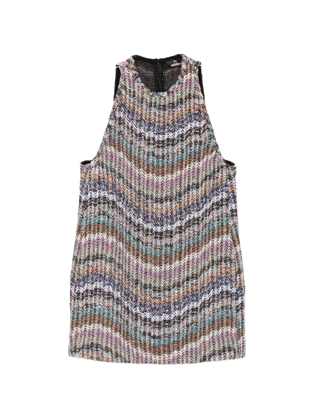 Missoni chevron knit mini dress with sequins