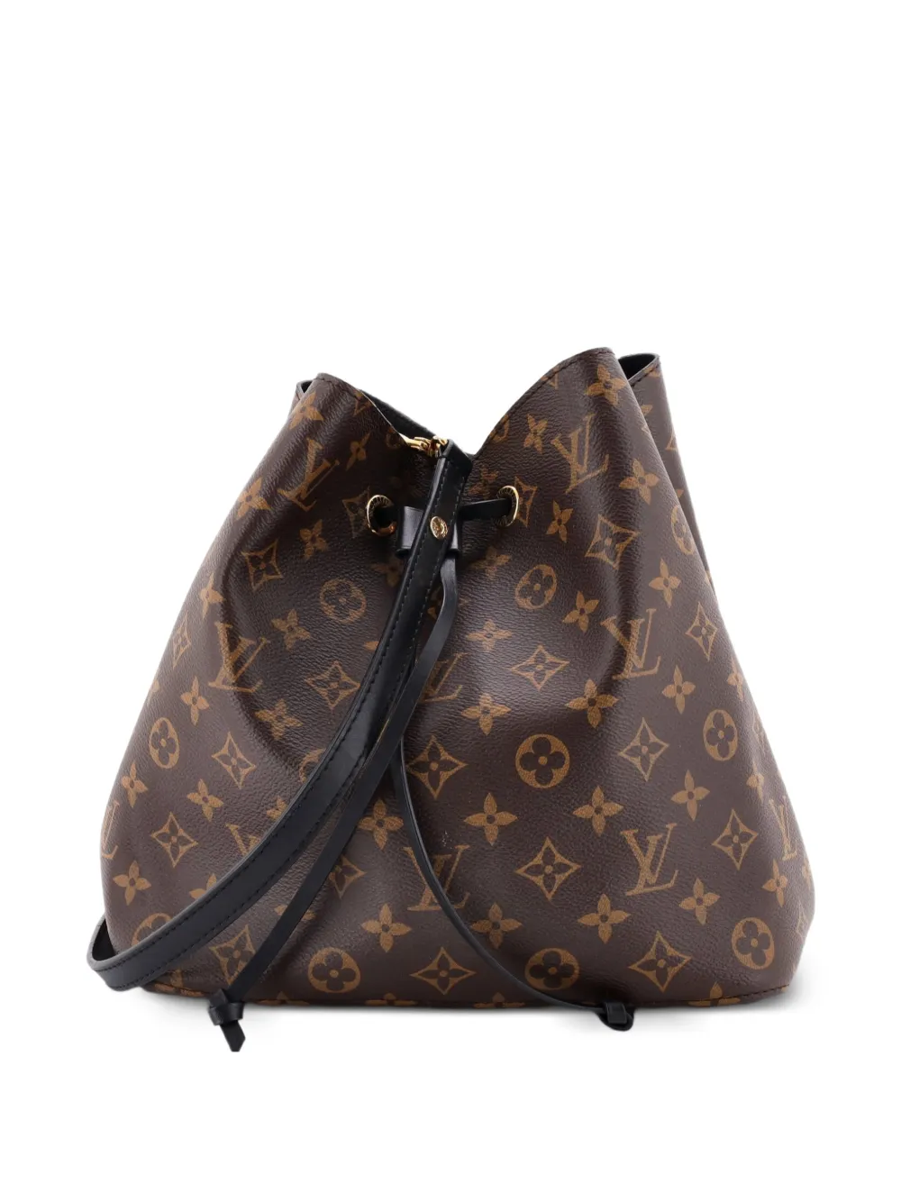 Louis Vuitton Pre-Owned NeoNoe Handbag Monogram Canvas with Leather MM bucket bag - Braun