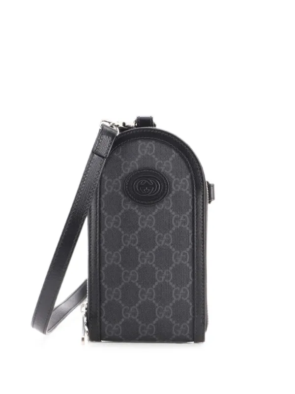 Gucci Pre-Owned インターロッキングG パッチ フォン GGコーテッド