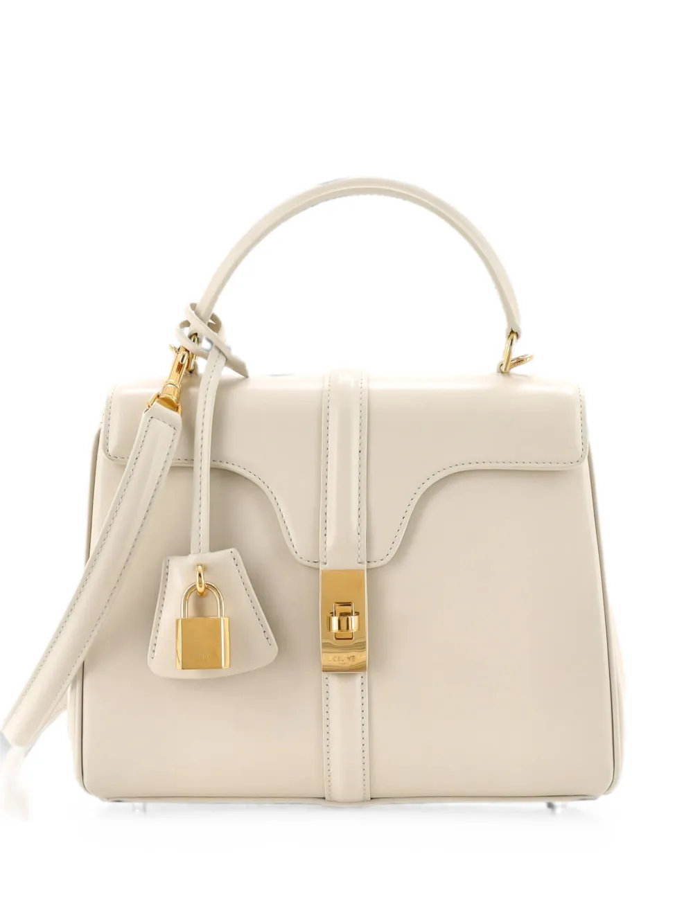 Celine Pre-Owned 16 Top Handle Bag Smooth Calfskin Small satchel - Toni neutri