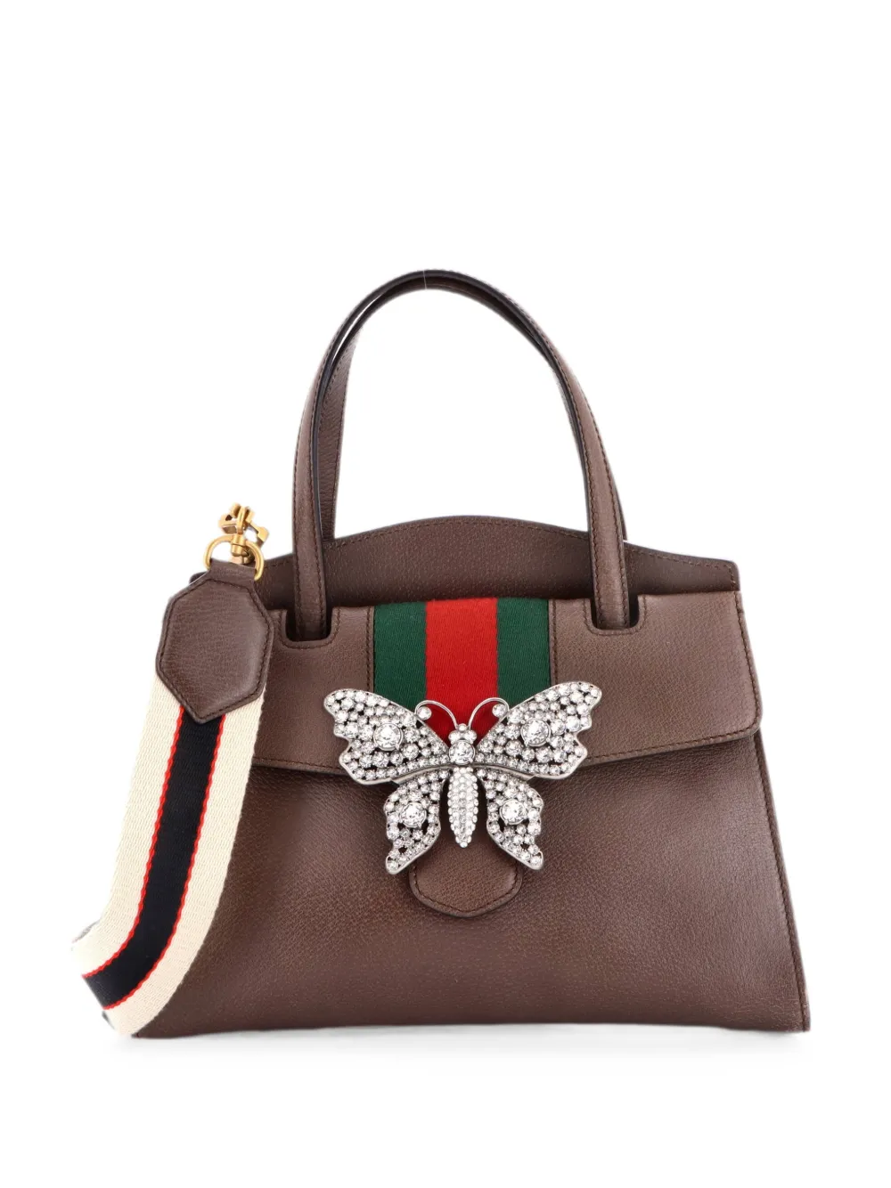 Gucci Pre-Owned Totem Top Handle Bag Leather Medium tote bag - Braun