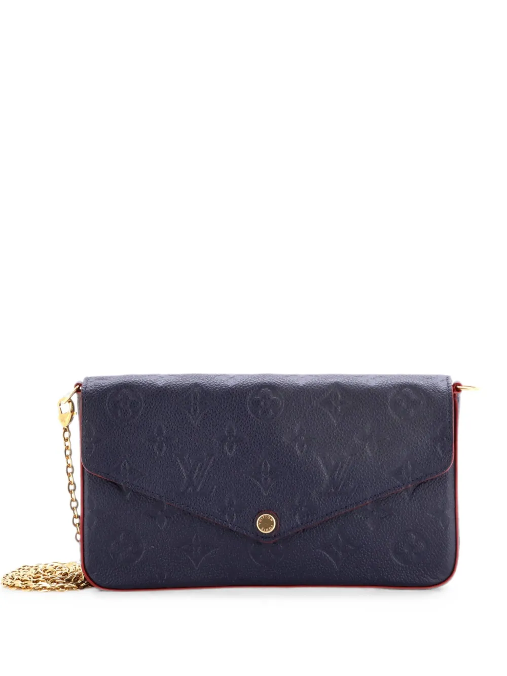 Louis Vuitton Pre-Owned Felicie Pochette Monogram Empreinte Leather crossbody bag - Blau