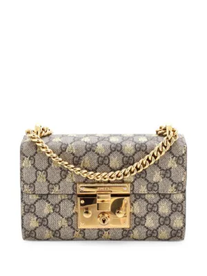 Gucci Pre-Owned 2016-2026 スモール GGスプリーム ビー パドロック