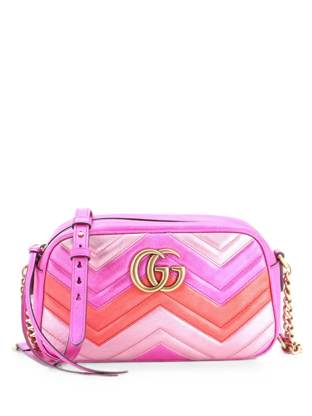 Gucci Pre-Owned GG Marmont Shoulder Bag Matelasse Leather Small crossbody bag - Mehrfarbig
