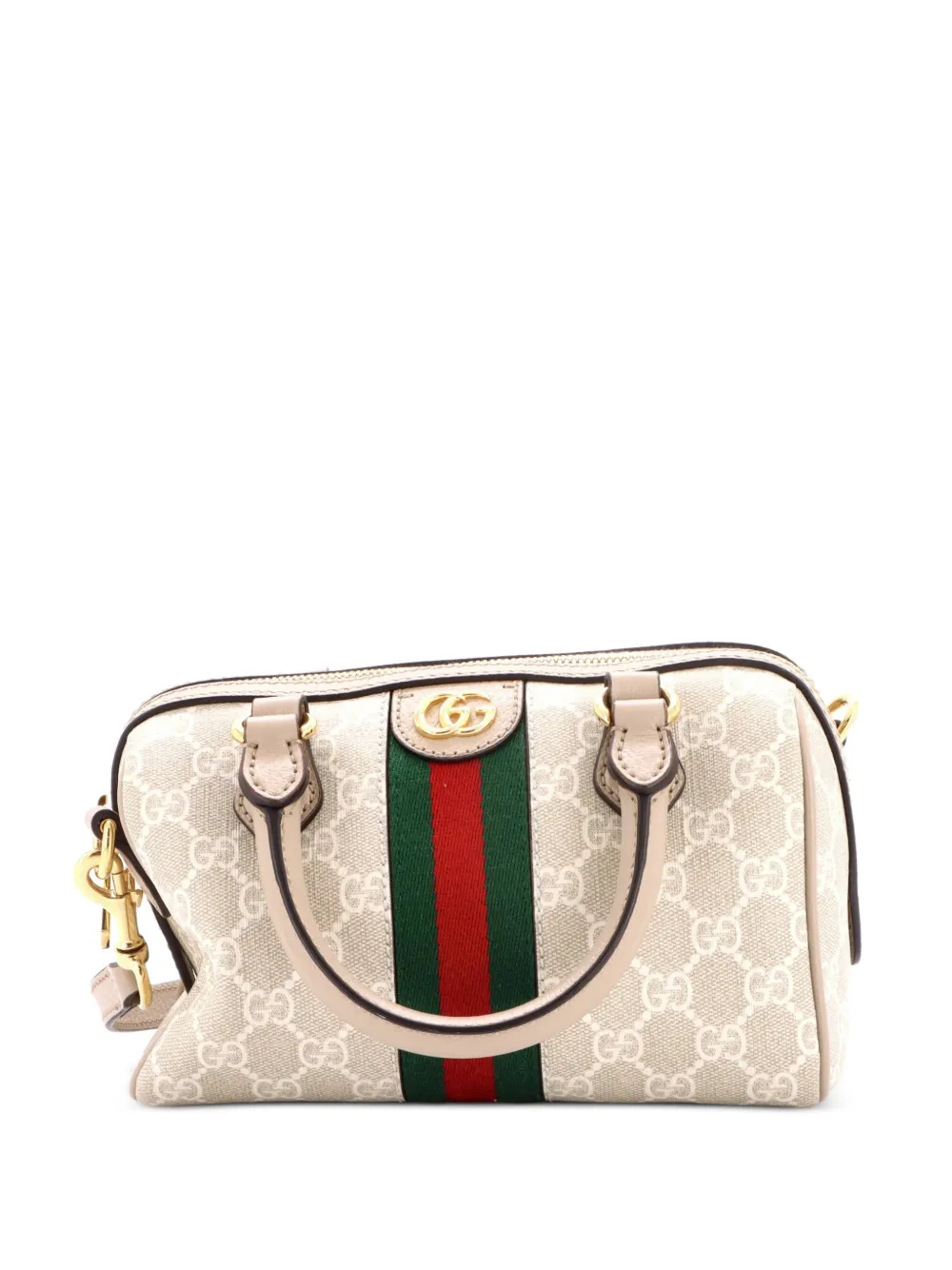 Gucci Pre-Owned Ophidia Convertible Boston Bag GG Coated Canvas Mini satchel - Bianco