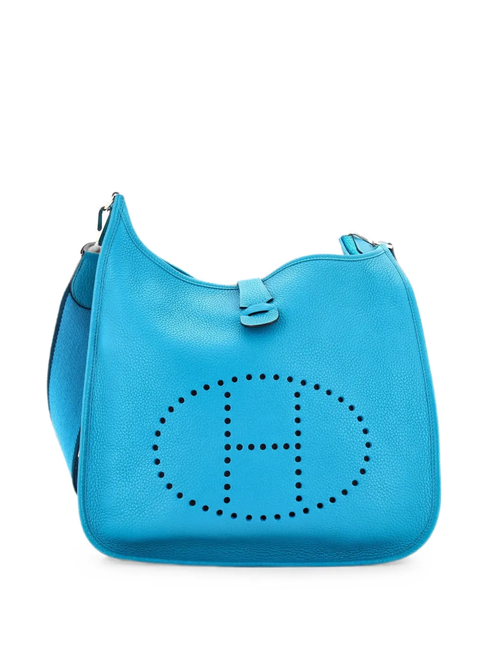 Hermès Pre-Owned Evelyne Bag Gen III Clemence GM crossbody bag - Blau