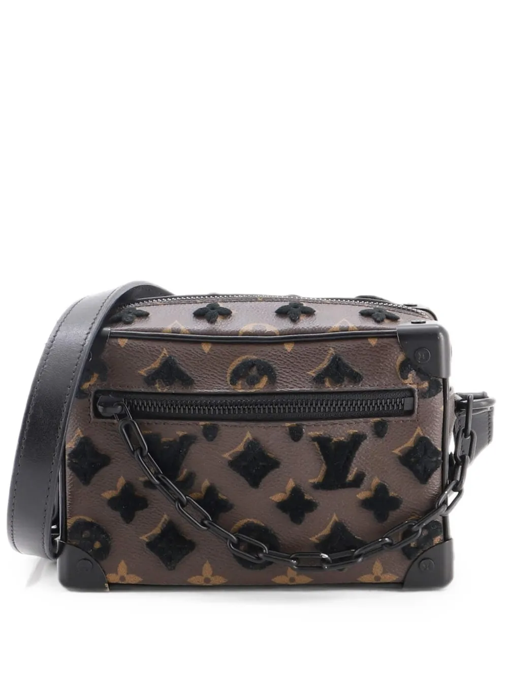 Louis Vuitton Pre-Owned Soft Trunk Bag Monogram Tuffetage Canvas Mini crossbody bag - Braun