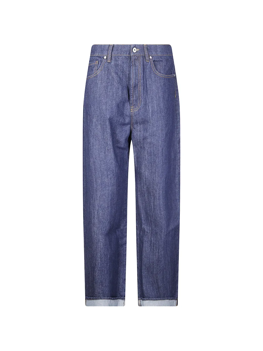 P.A.R.O.S.H. Jeans mit Kontrastnähten - Blau