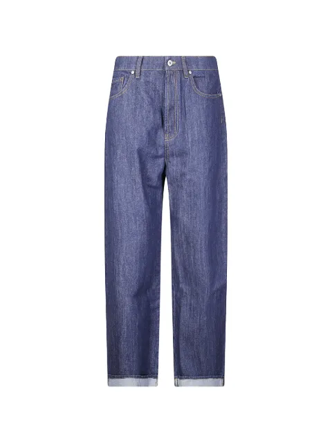 P.A.R.O.S.H. contrast-stitched jeans