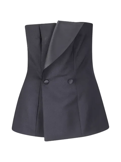 P.A.R.O.S.H. double-breasted strapless top