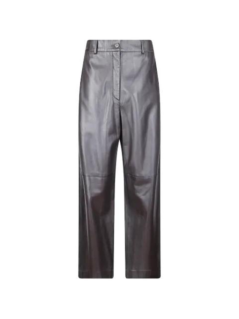 P.A.R.O.S.H. panelled leather trousers