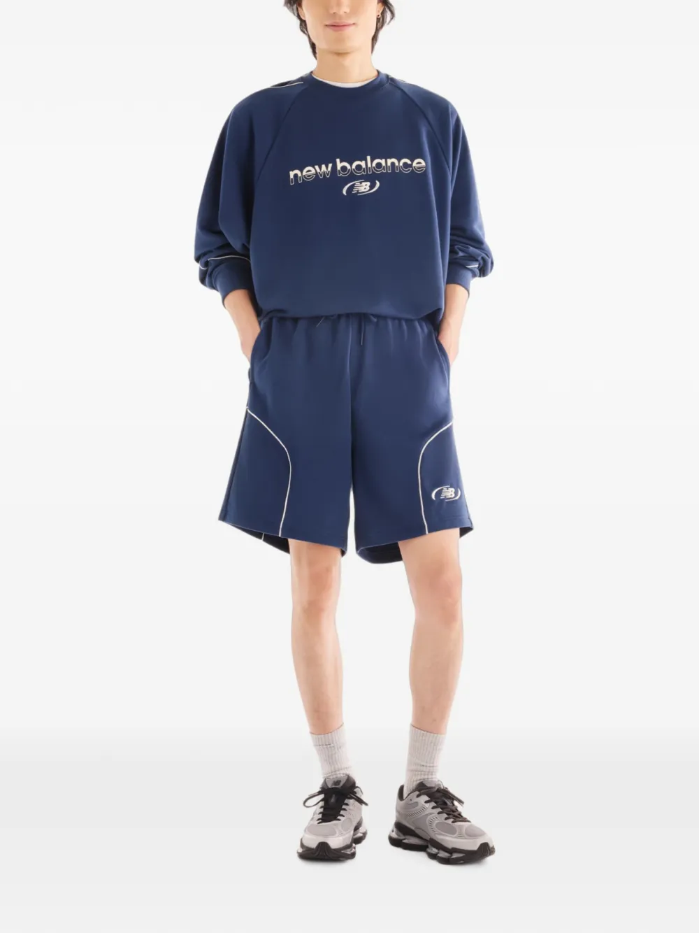 New Balance Shorts sportivi Trackside in spugna 7" - Blu