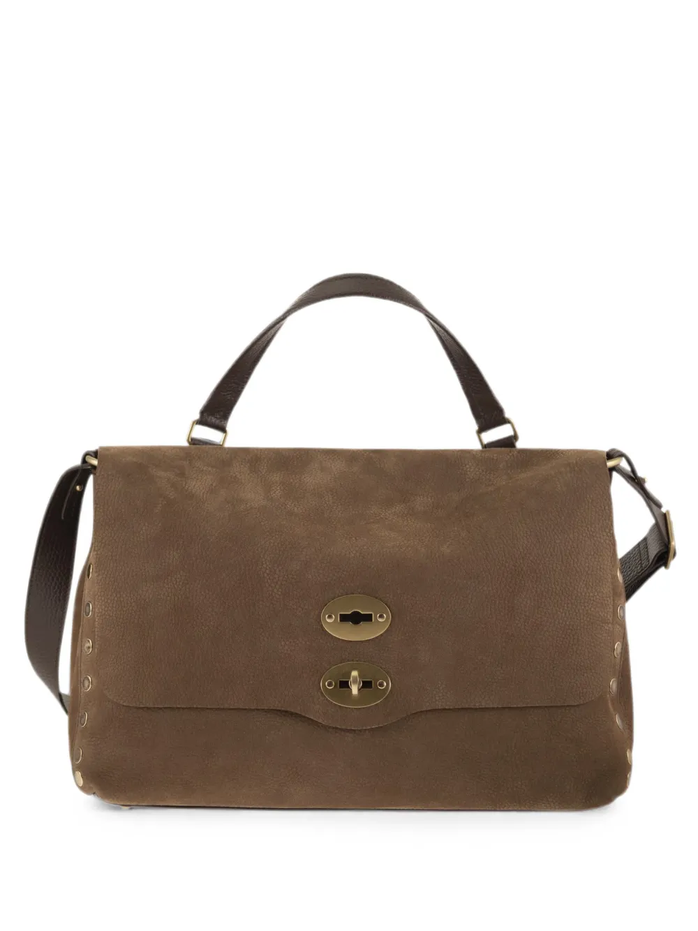 Zanellato Postina Jones M grained-leather tote bag