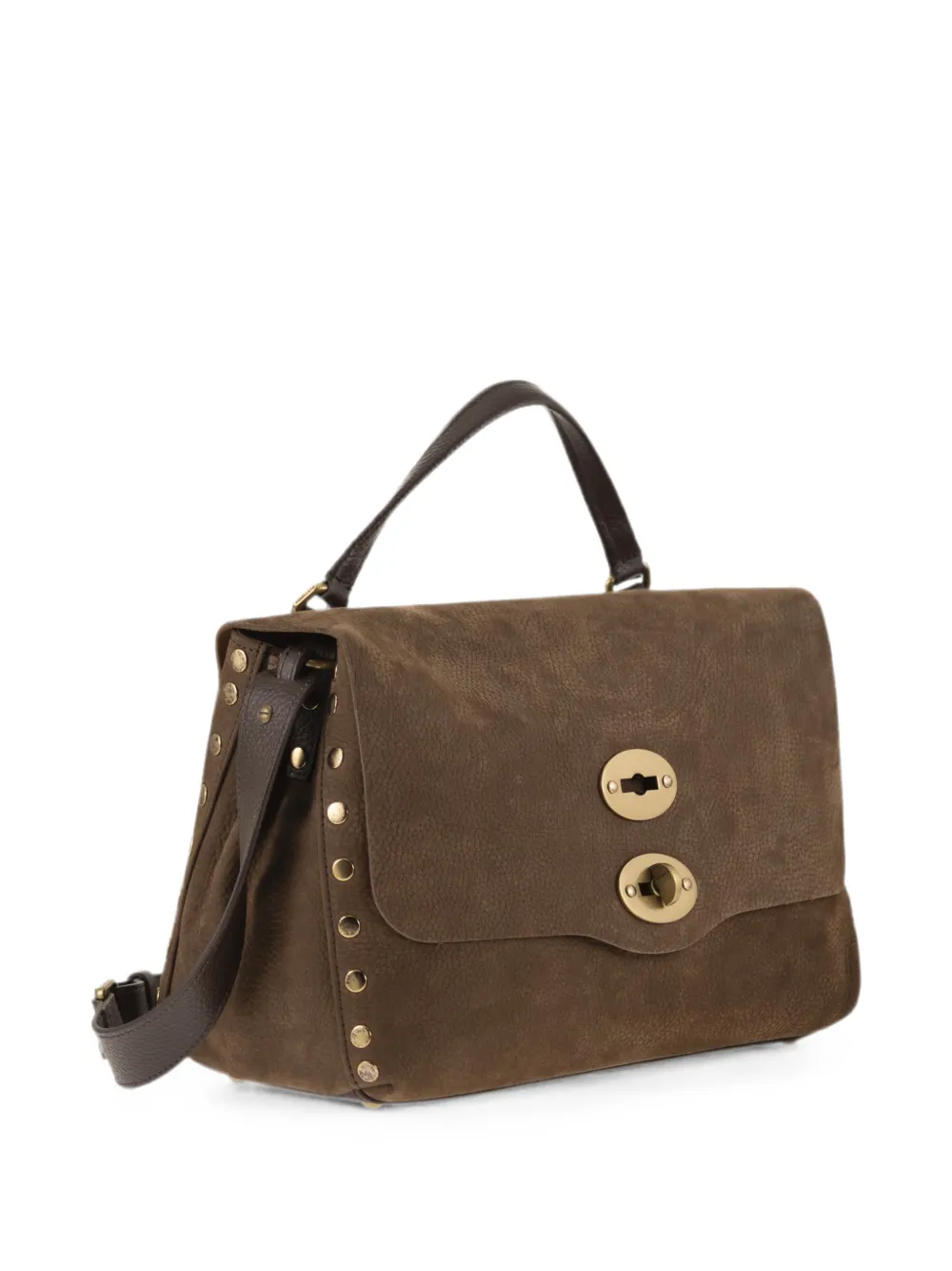Zanellato Postina Jones S shopper van bewerkt leer Bruin