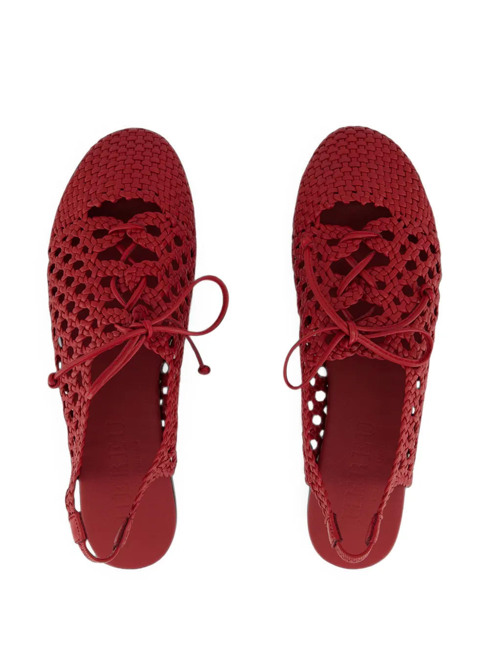 Hereu Sardana handwoven sandals Rood