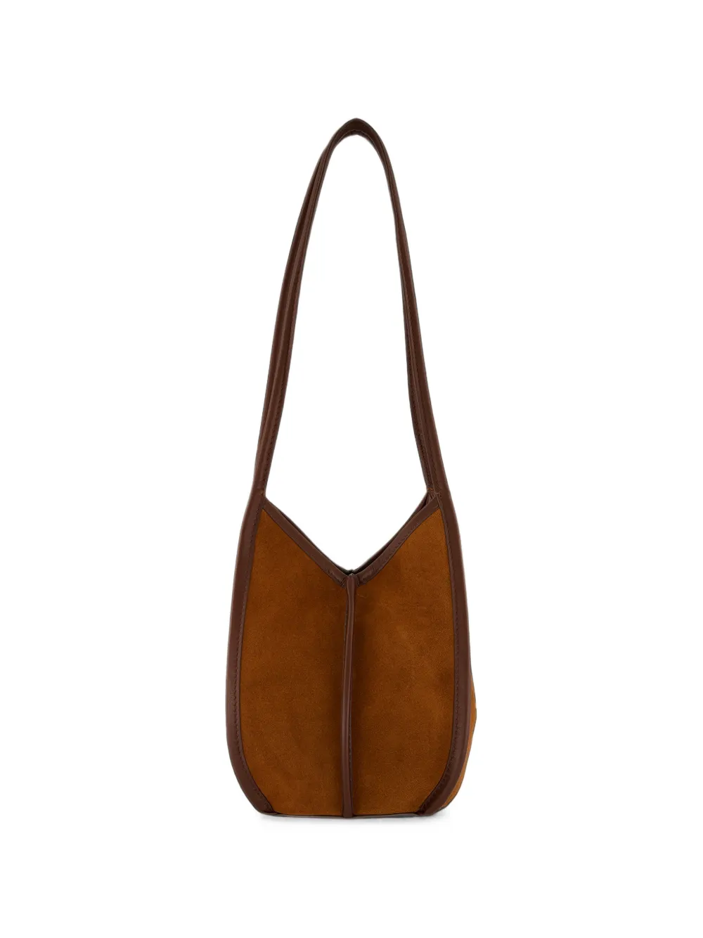 Hereu SHOULDER BAG CALELLA BUCKET SUEDE - Marrone