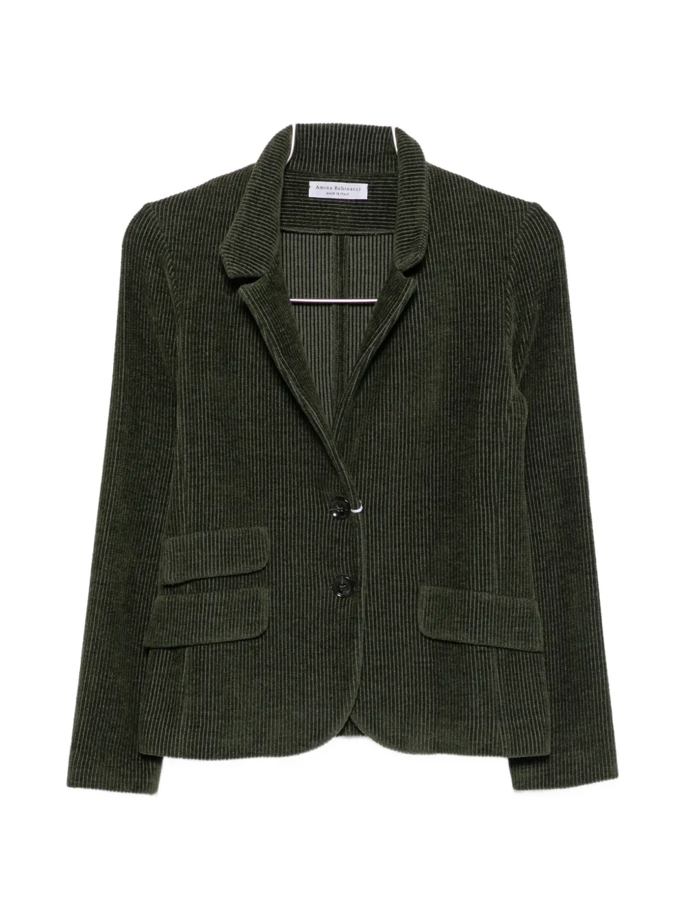 Amina Rubinacci Avery button-up blazer - Grün
