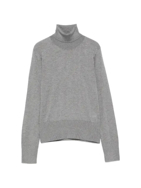 ALPHA STUDIO roll-neck ribbed-trim sweater