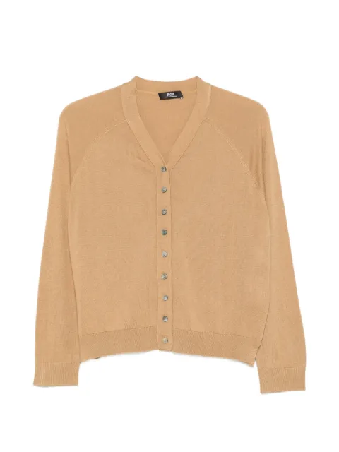 ALPHA STUDIO V-neck long-sleeve cardigan