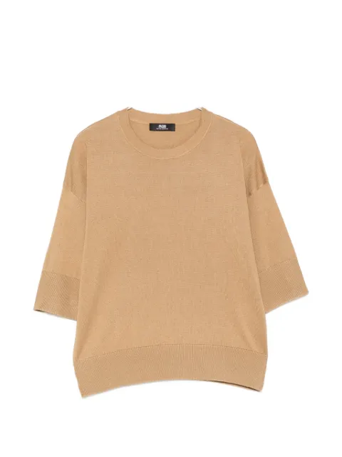 ALPHA STUDIO crew neck top