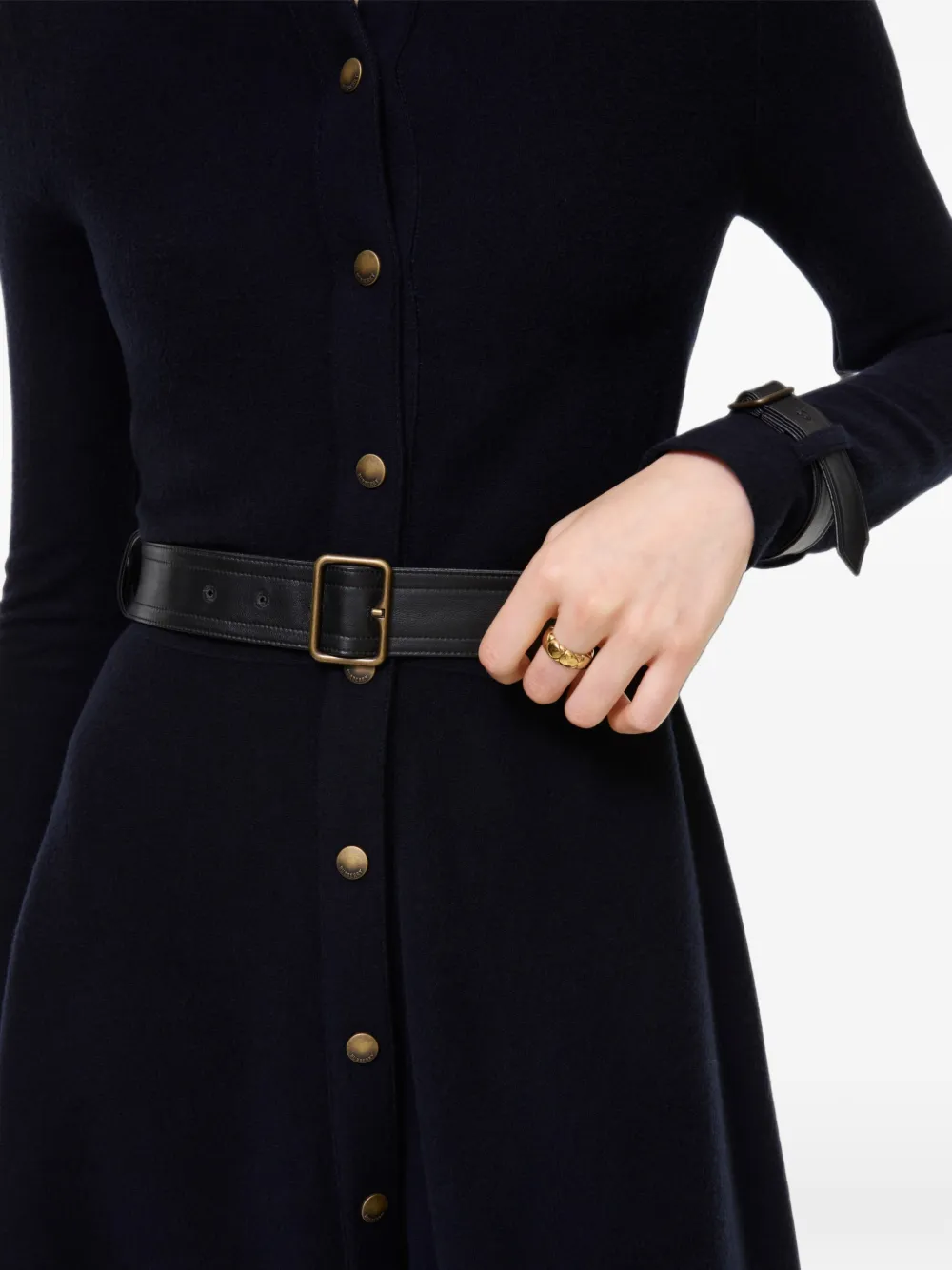 Burberry Wollen blousejurk Blauw