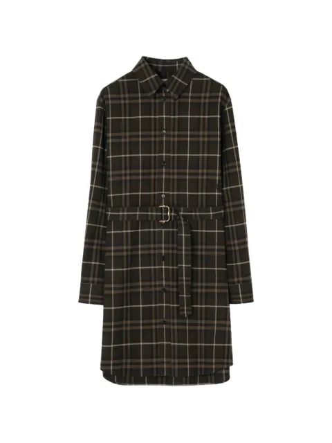 Burberry Check cotton shirt dress