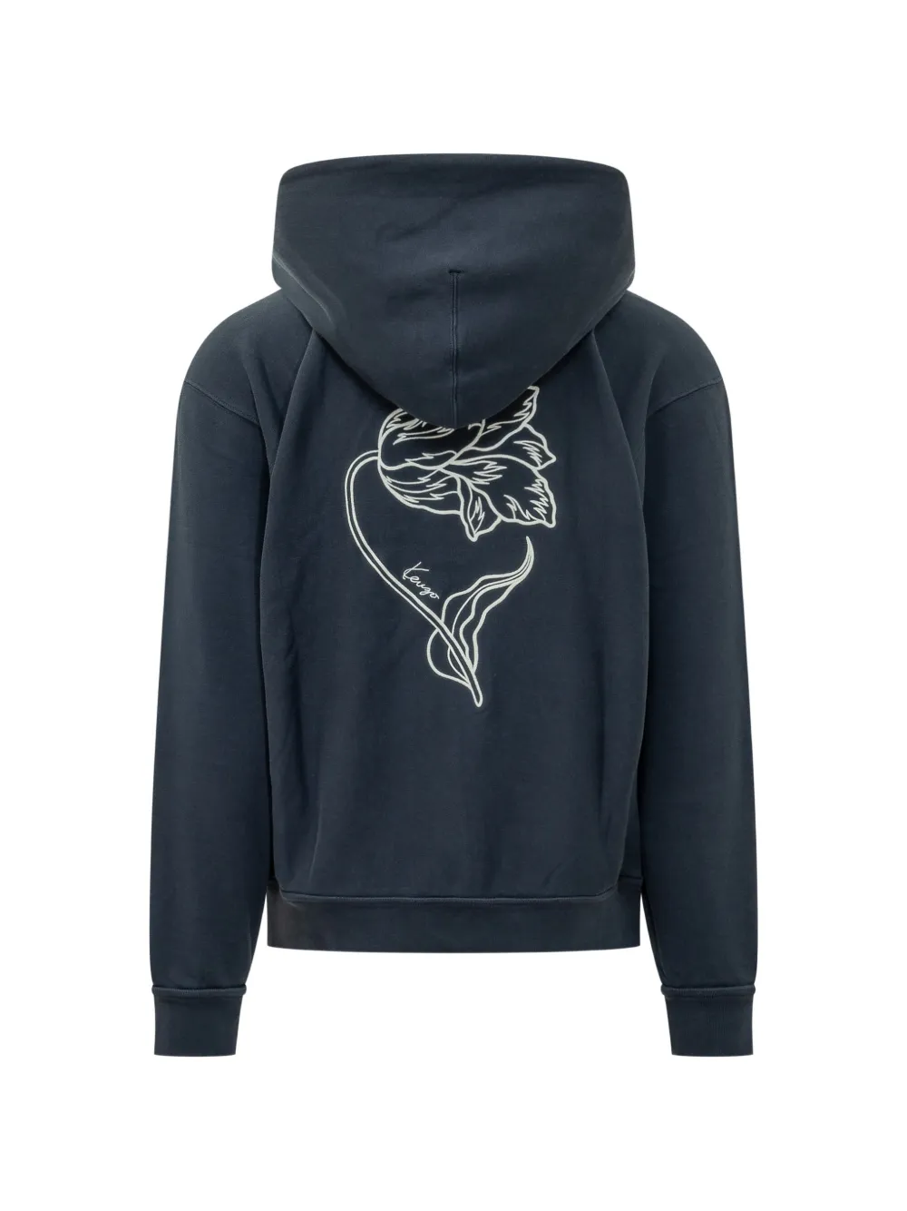 Kenzo Hoodie met grafische print Blauw