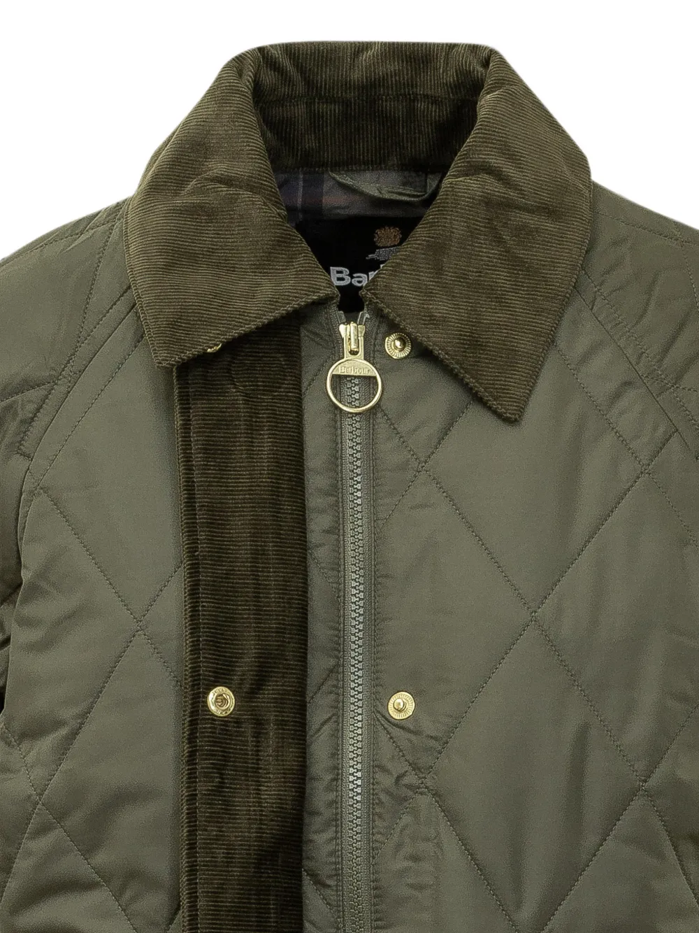 Barbour Kilnwick gewatteerd jack Groen
