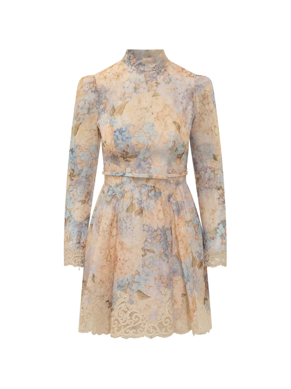 ZIMMERMANN Valiant panelled mini dress - Toni neutri