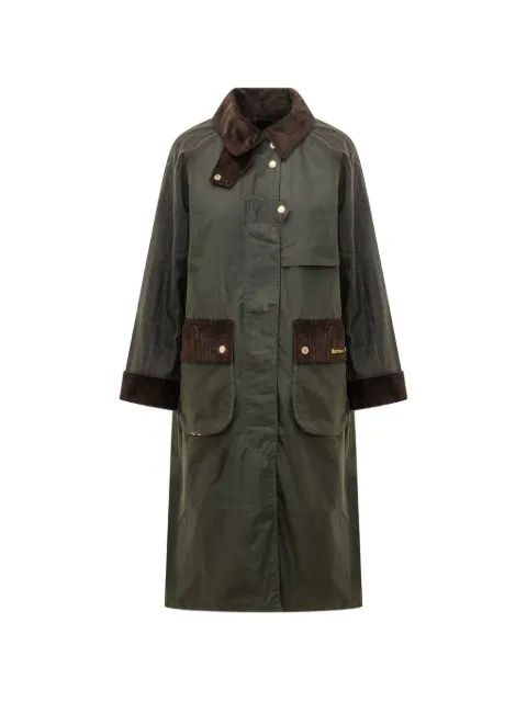 Barbour Kirklees checked waxed jacket