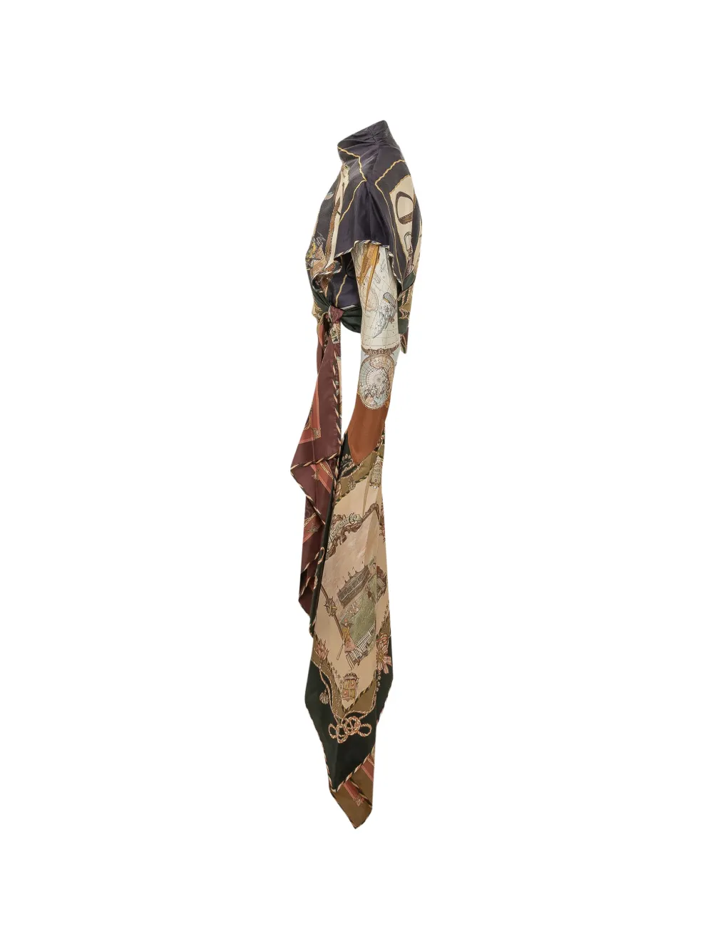 ZIMMERMANN Valiant gedrapeerde blouse Bruin