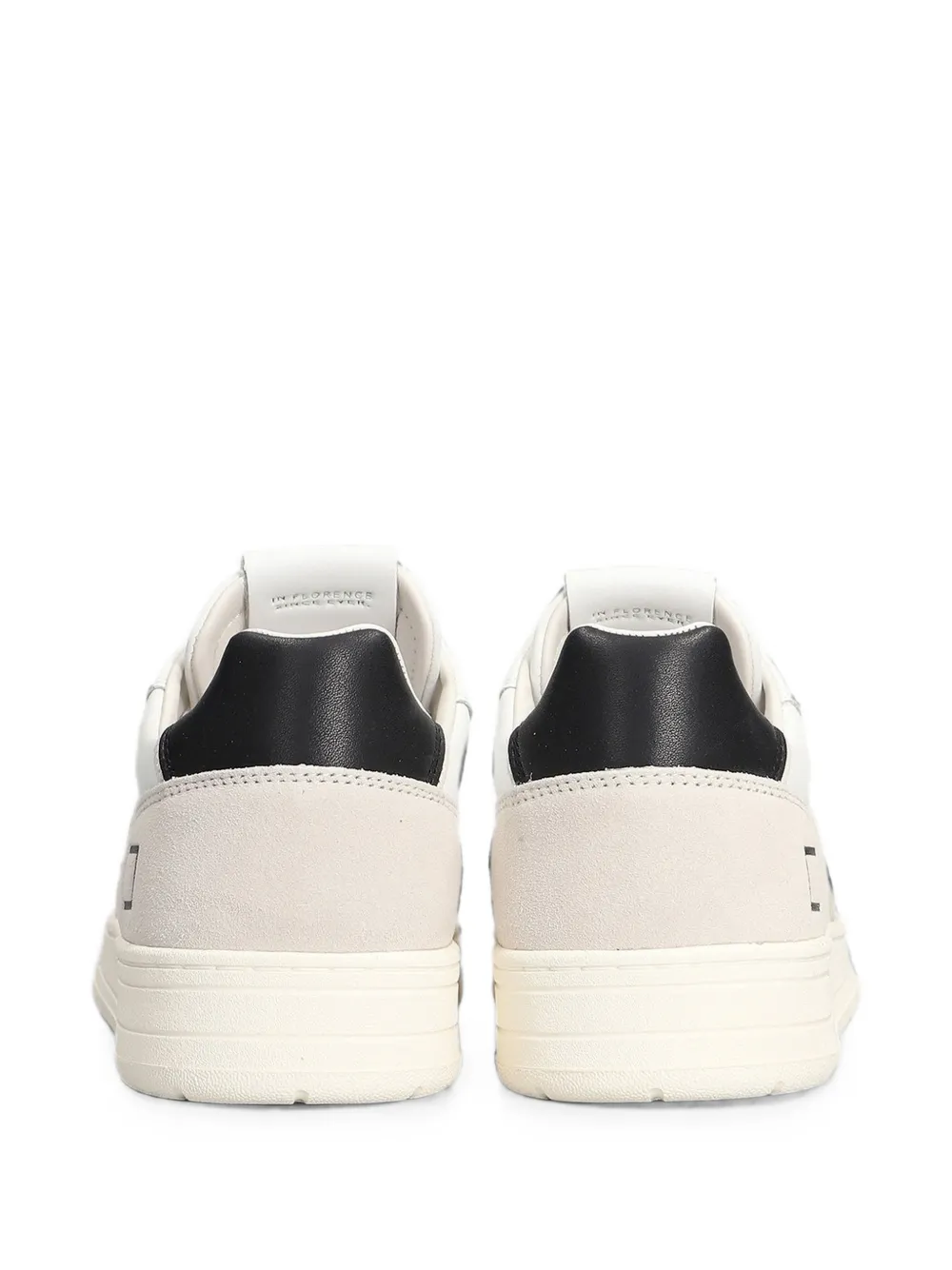 D.A.T.E. Court 2.0 suede-panelled perforated sneakers Wit