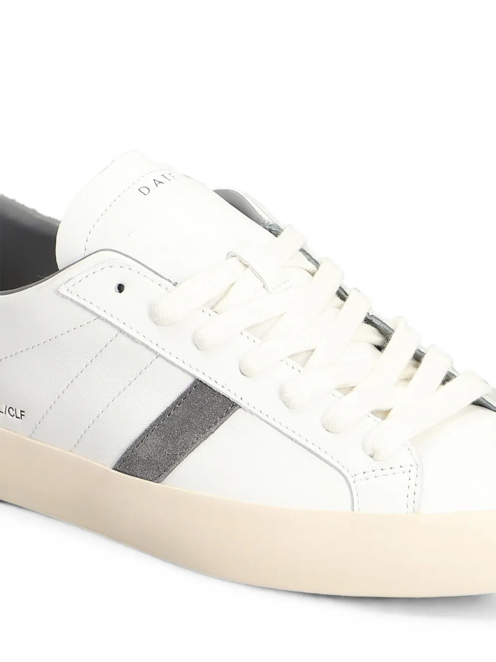 D.A.T.E. Hill Low leren sneakers met vlakken Wit
