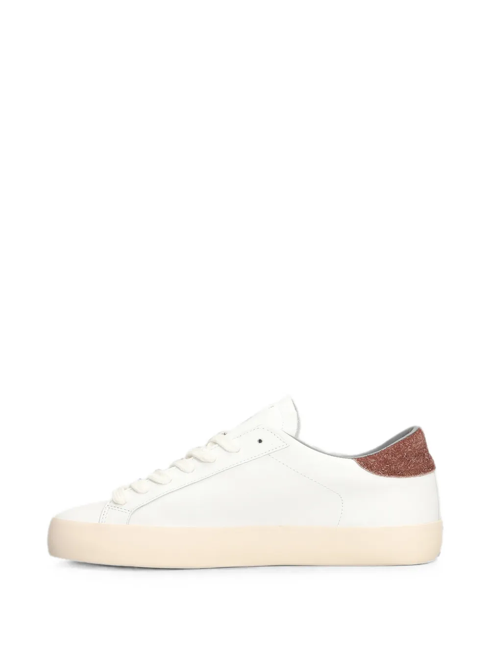 D.A.T.E. Hill Low leren sneakers met vlakken Wit