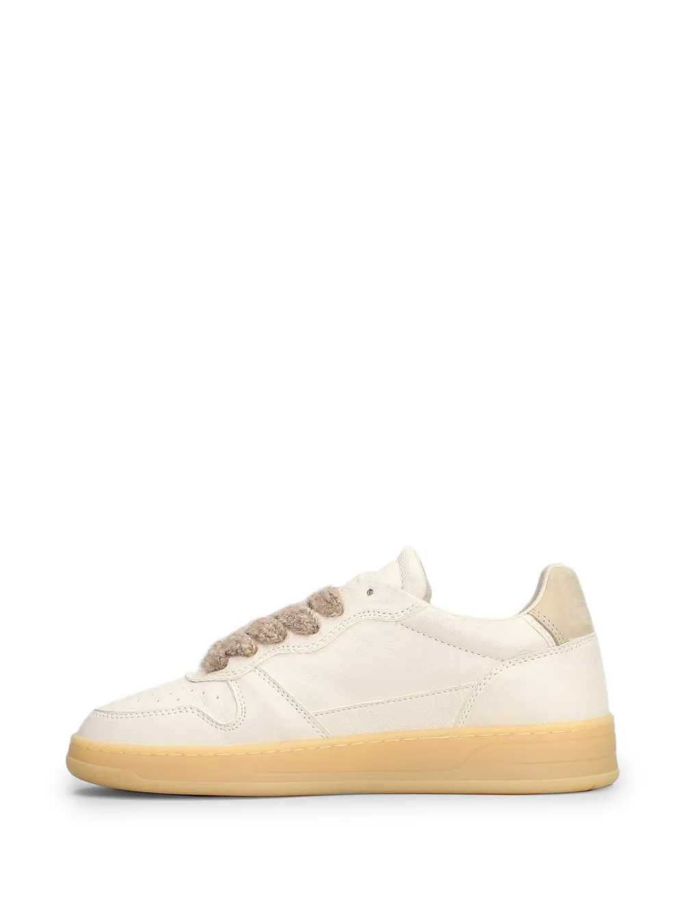D.A.T.E. Court 2.0 leren sneakers Wit