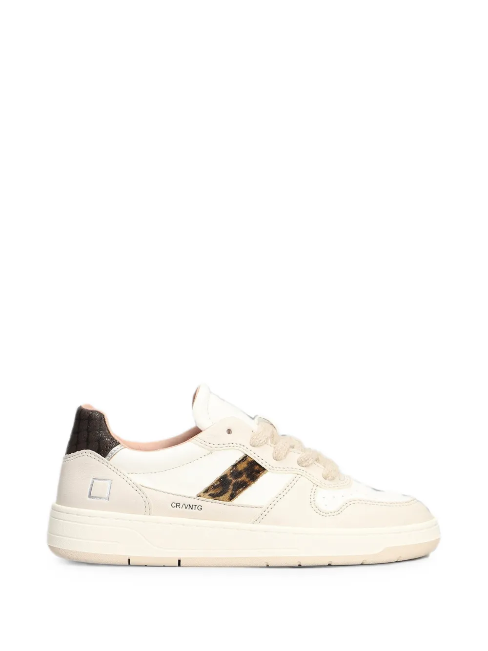 D.A.T.E. Court 2.0 leather sneakers - Nude