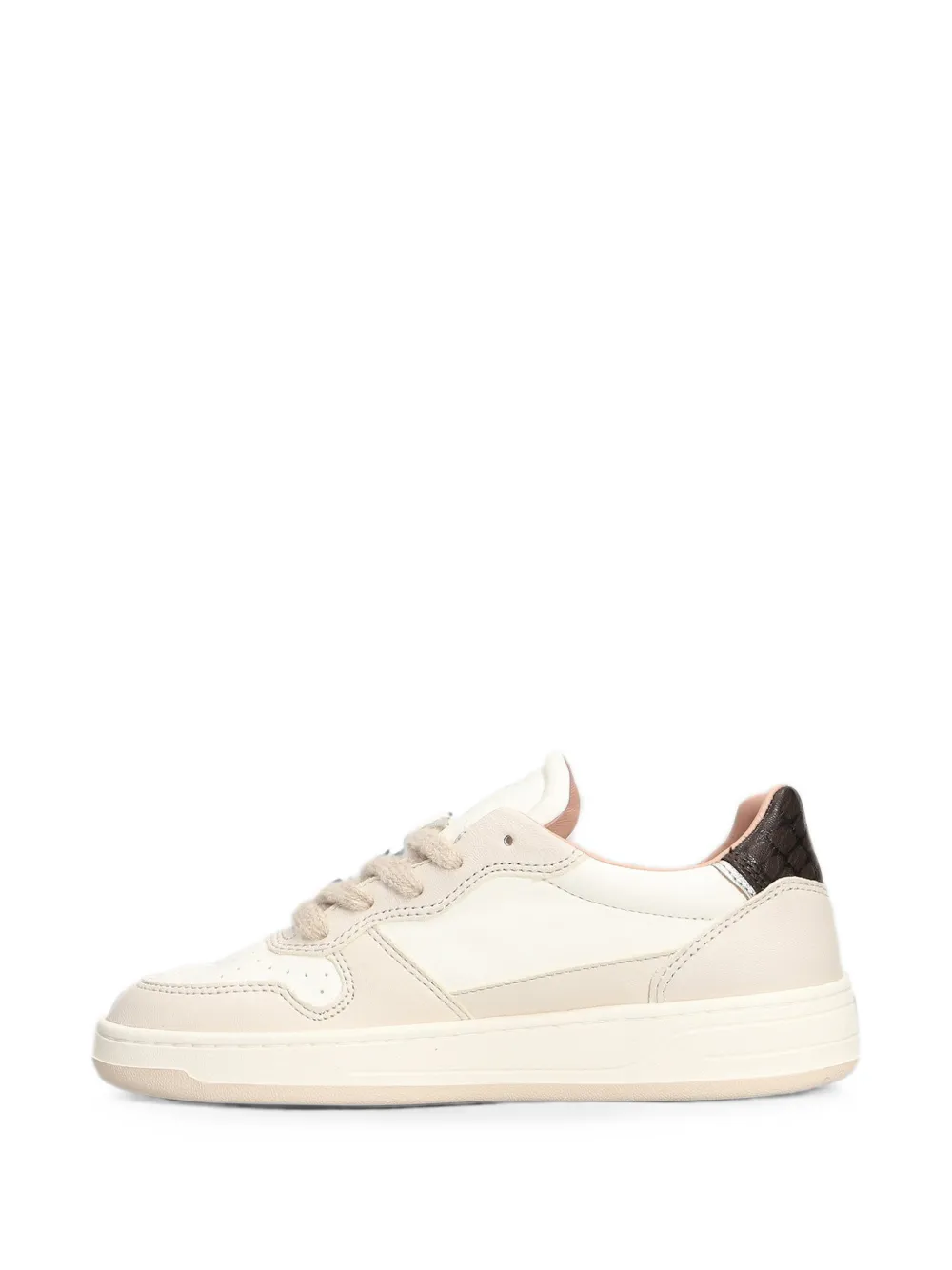 D.A.T.E. Court 2.0 leren sneakers Beige