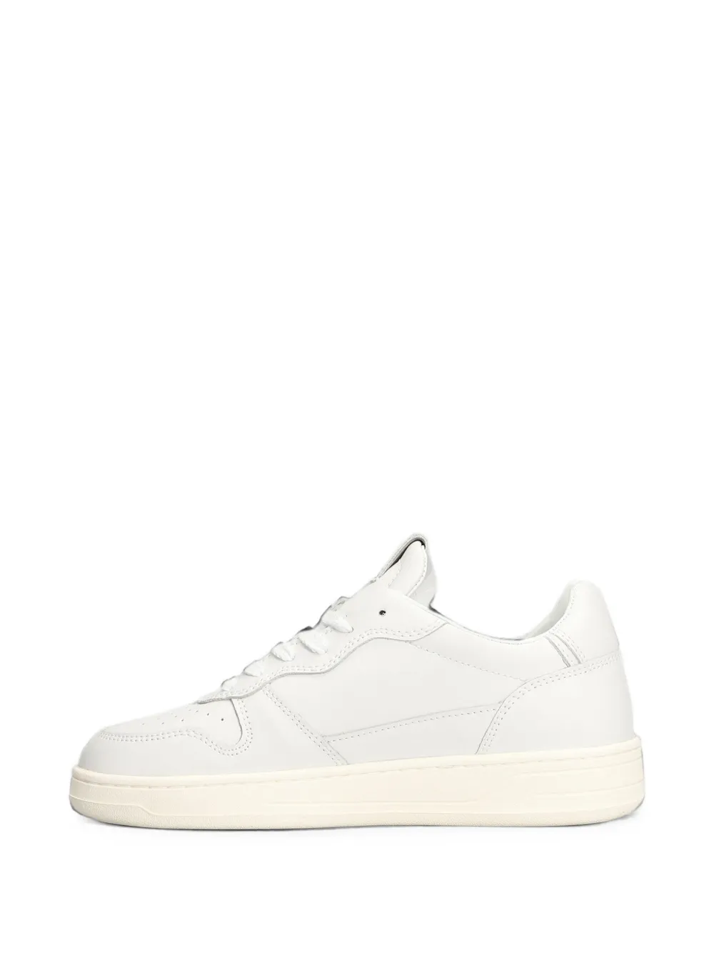 D.A.T.E. Court 2.0 Basic perforated panelled low-top sneakers Wit